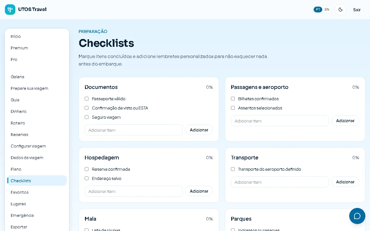 Checklists